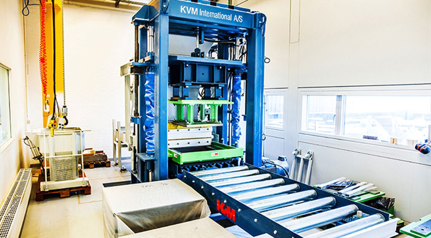 State-off-the-art t�rbetonanl�g p� Teknologisk Institut